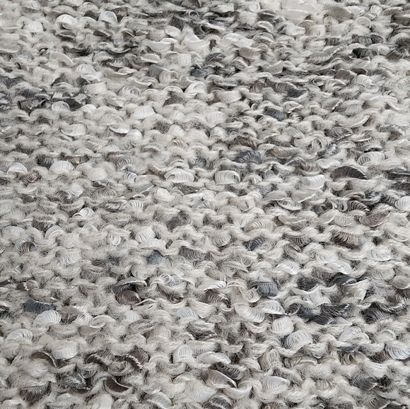 Croft & Barrow V Neck Marled Sweater Women's XL White Black - Picture 6 of 11